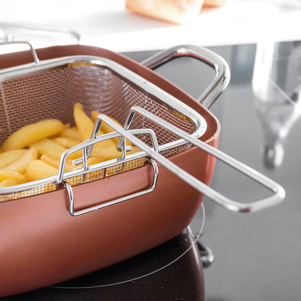 Univerzální měděná sada pánví 5v1 Coppans InnovaGoods 4 kusy