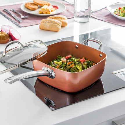 Univerzální měděná sada pánví 5v1 Coppans InnovaGoods 4 kusy