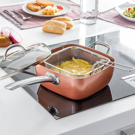 Univerzální měděná sada pánví 5v1 Coppans InnovaGoods 4 kusy
