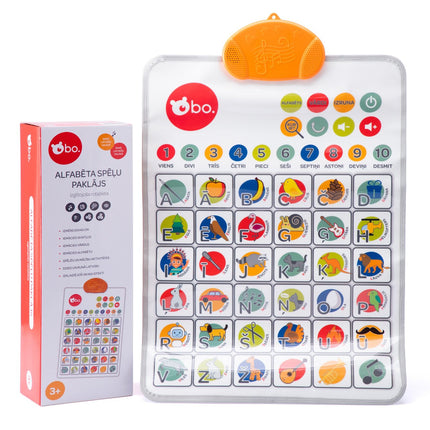 Alphabet-Spielmatte Lernspielzeug für Kinder – lettische Sprache