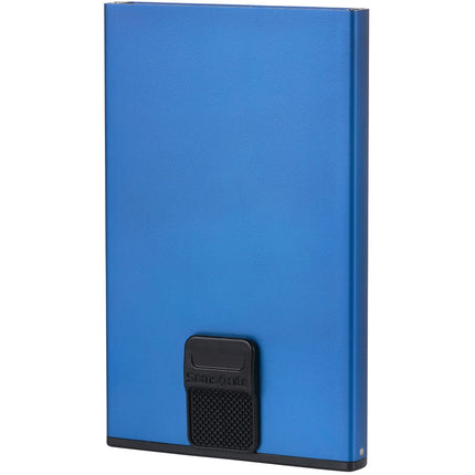 Peněženka Alu Fit s RFID ochranou modrá