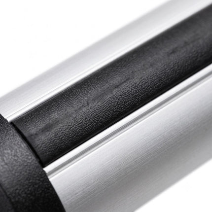 Aluminium Roof Bars for Closed Rails, Silver, 135 cm