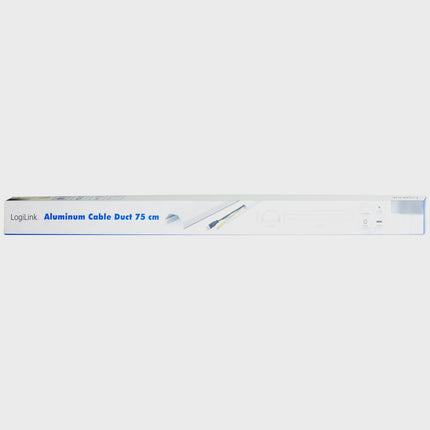 Aluminum Cable Channel, 75cm, Wall Mount, White