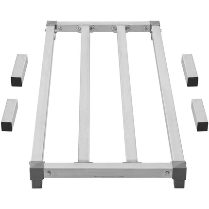 Aluminum Dunnage Rack, 48 x 20, 8-Inch High, 1000 lb