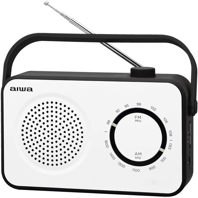 Analogové rádio bílé