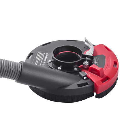Angle Grinder Dust Shroud, 4-5 In, Vacuum Adapter, 6 Washers