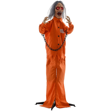 Pohyblivá halloweenská dekorace se zvukovými a světelnými efekty