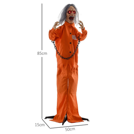 Pohyblivá halloweenská dekorace se zvukovými a světelnými efekty