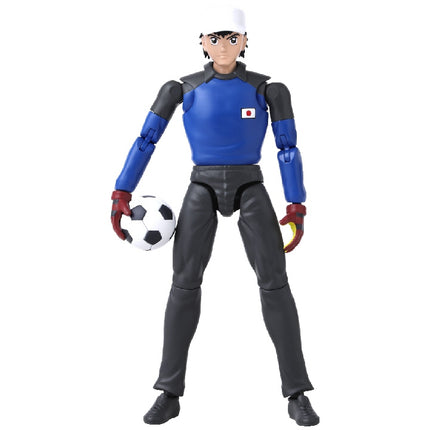 Figurka Anime Heroes Captain Tsubasa s příslušenstvím, 16 cm - Genzo Wakabayashi