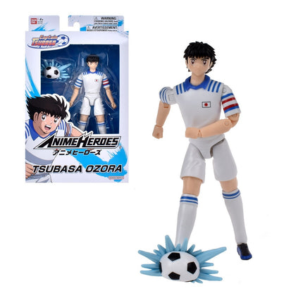 Figurka Anime Heroes Captain Tsubasa s příslušenstvím, 16 cm - Tsubasa Ozora