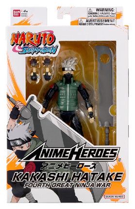 Figurka Anime Heroes Naruto s příslušenstvím, 16 cm - Hatake Kakashi Fourth Great Ninja War