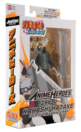 Figurka Anime Heroes Naruto s příslušenstvím, 16 cm - Hatake Kakashi Fourth Great Ninja War