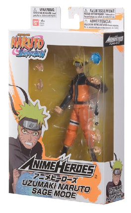 Figurka Anime Heroes Naruto s příslušenstvím, 16 cm - Uzumaki Naruto Sage Mode