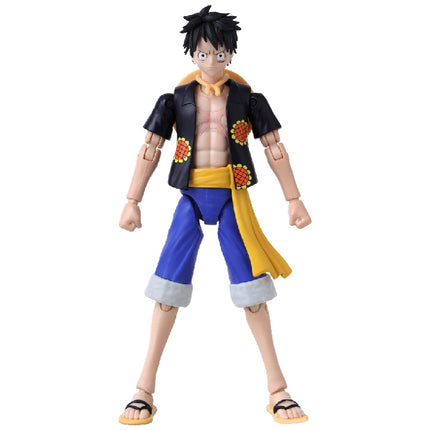 Figurka Anime Heroes One Piece s příslušenstvím, 16 cm - Monkey D. Luffy (verze Dressrosa)