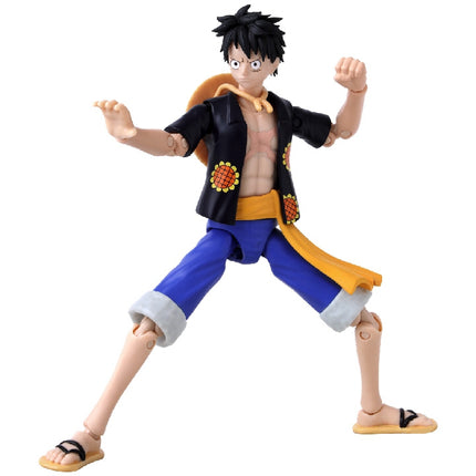 Figurka Anime Heroes One Piece s příslušenstvím, 16 cm - Monkey D. Luffy (verze Dressrosa)