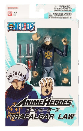 Figurka Anime Heroes One Piece s příslušenstvím, 16 cm - Trafalgar D. Law