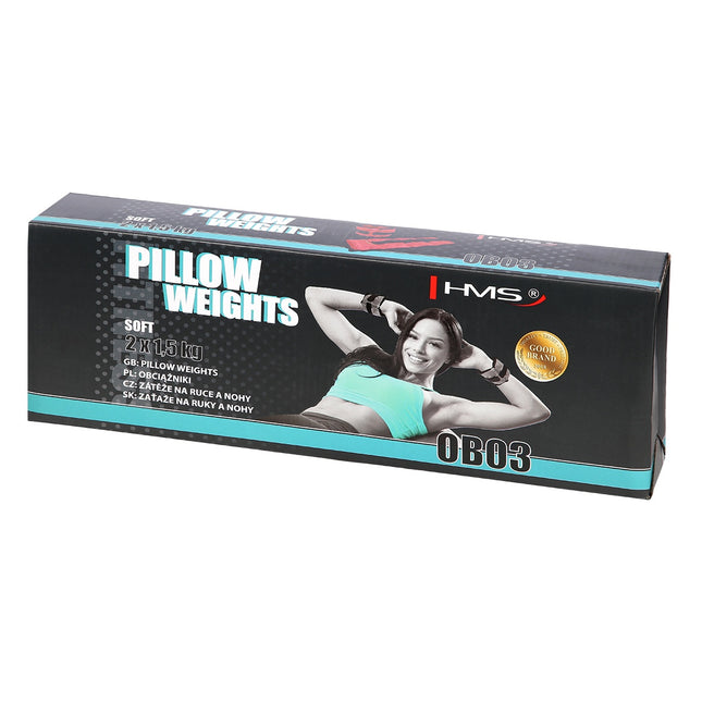 Závaží na kotníky a zápěstí, červená, 2 x 1.5 kg