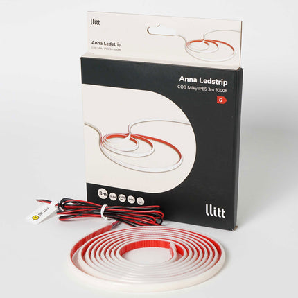 Anna LED pásek COB-LED Milky bez transformátoru IP65 3m 3000K