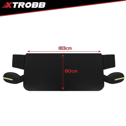 Anti-Frost Car Window Cover 183 x 80 cm, Waterproof, UV Protection, Black