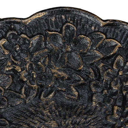 Antique cast iron bird bath