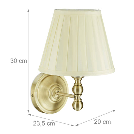 Nástěnná lampa v antickém stylu