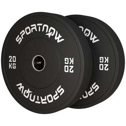 Pár kotoučů 20kg, černé, otvor 50mm