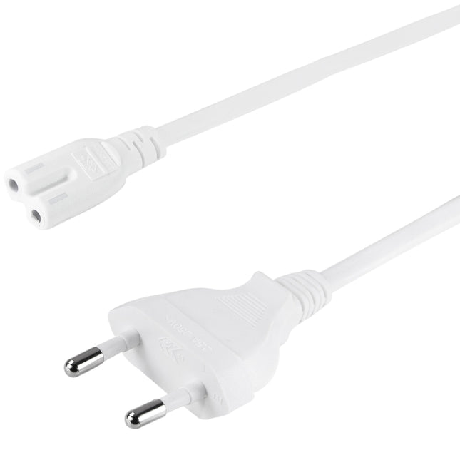 Přívodní kabel Euro – C7 bílá 1.8m