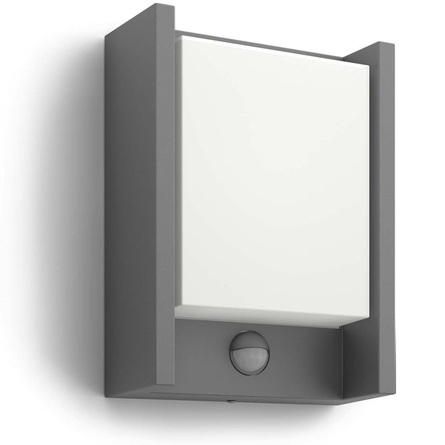 Arbor nástěnná lampa se senzorem Ultra Efficient LED 3.8W 800lm antracit