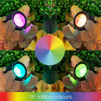 Arcus zahradní bodové svítidlo RGB černá