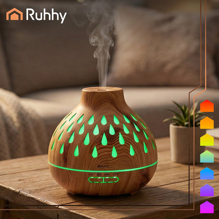 Aroma difuzér a zvlhčovač 400ml s LED světlem