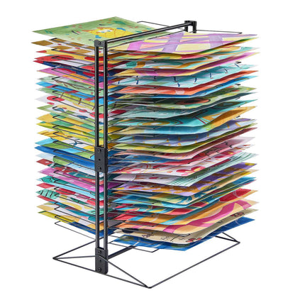 Art Drying Rack, 50 Removable Shelves, Carbon Steel
