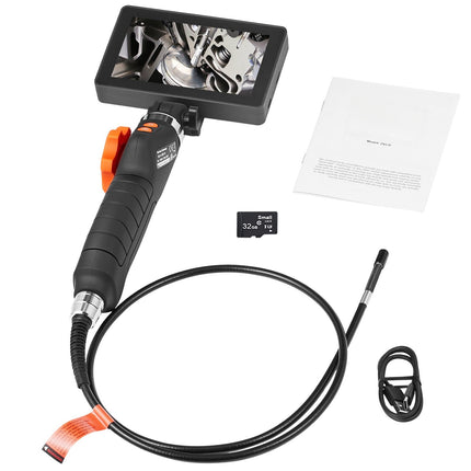 Articulating Borescope Camera With Light, 180 Two-Way, 5in IPS