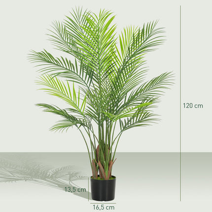 Umělá palma areka, 120cm, odolná UV, do interiéru i exteriéru