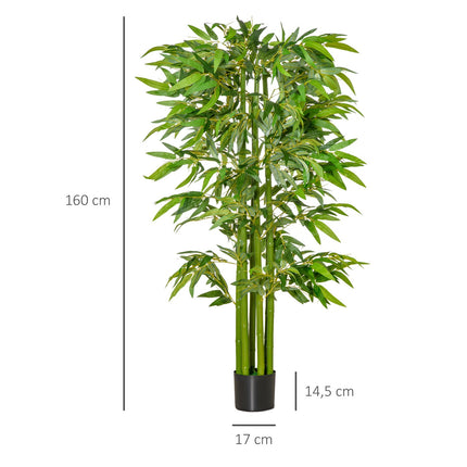 Umělý bambus, 160 cm, do interiéru domácnosti i kanceláře