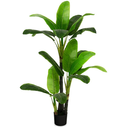 Umělý banánovník, 150 cm, 18 listů, materiál PEVA