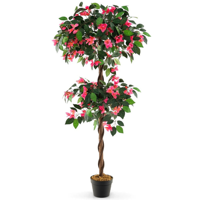 Umělá bougainvillea, 150 cm, 252 květů, v květináči
