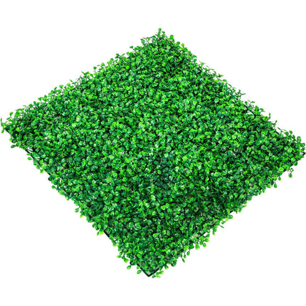 Artificial Boxwood Hedge Panels, 6-Pack, 20x20 In, UV