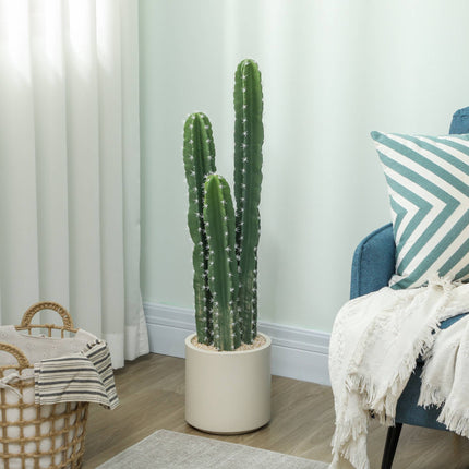 Artificial Cactus Plant, 95 cm, With Pot, Indoor Decor