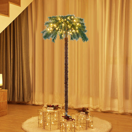 Artificial Christmas Palm Tree 150 cm, 150 Warm White LEDs