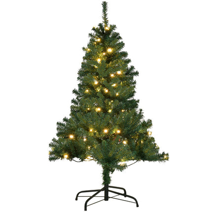 Umělý vánoční stromek 120 cm, LED světla, stojan