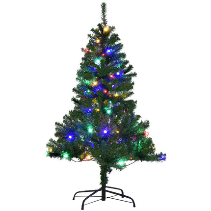 Umělý vánoční stromek 120 cm, LED světla, stojan