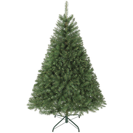Umělý vánoční stromek, 150 cm, sklopné větve, kovový stojan