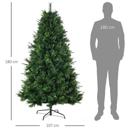 Umělý vánoční stromek, 180 Cm, se stojanem, zelený