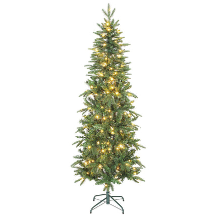 Umělý vánoční stromek, 180 cm, 605 větví, 200 LED