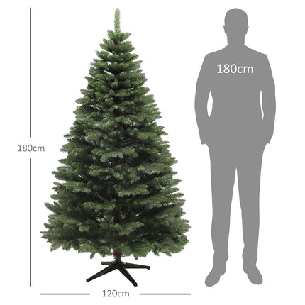 Umělý vánoční stromek 180 cm, samozhášivý, skládací podstavec