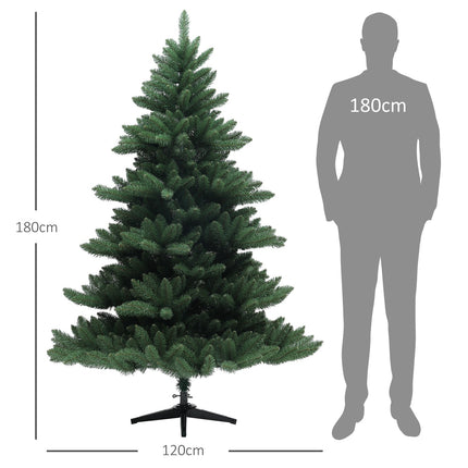 Umělý vánoční stromek 180cm, 880 větviček, samozhášivý