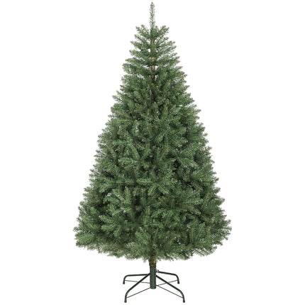 Umělý vánoční stromek, 180 cm, sklopné větve, kovový stojan