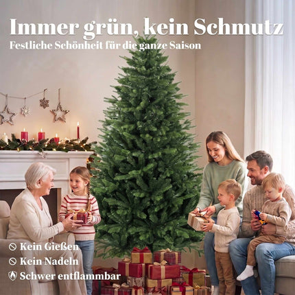 Artificial Christmas Tree, 180 cm, Nordic Fir with Pine Stand