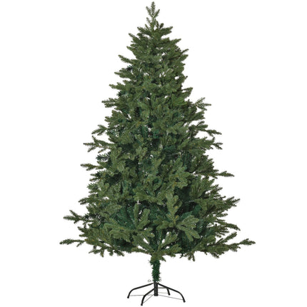 Umělý vánoční stromek 6ft - PVC/PE, kovový stojan