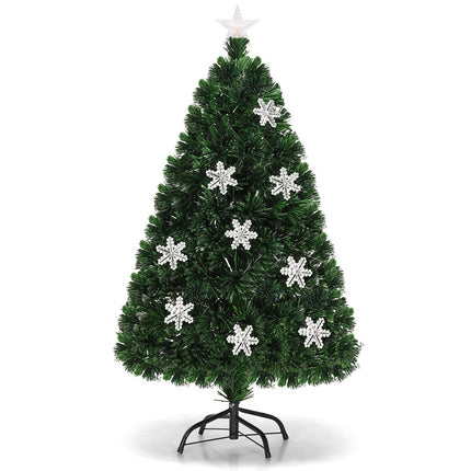 Umělý vánoční stromek 210 cm, 40 LED světel, stojan